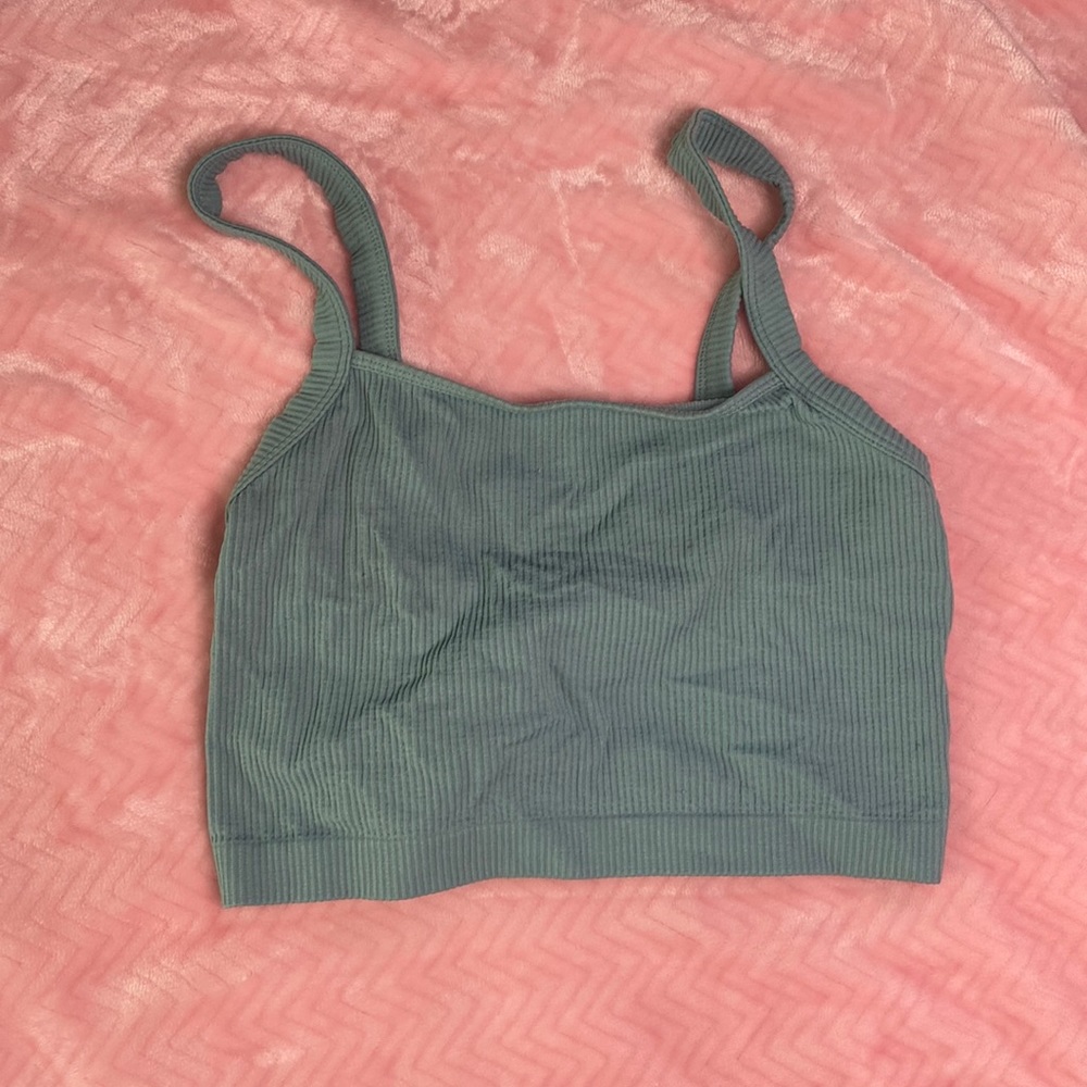 Colsie crop top teal